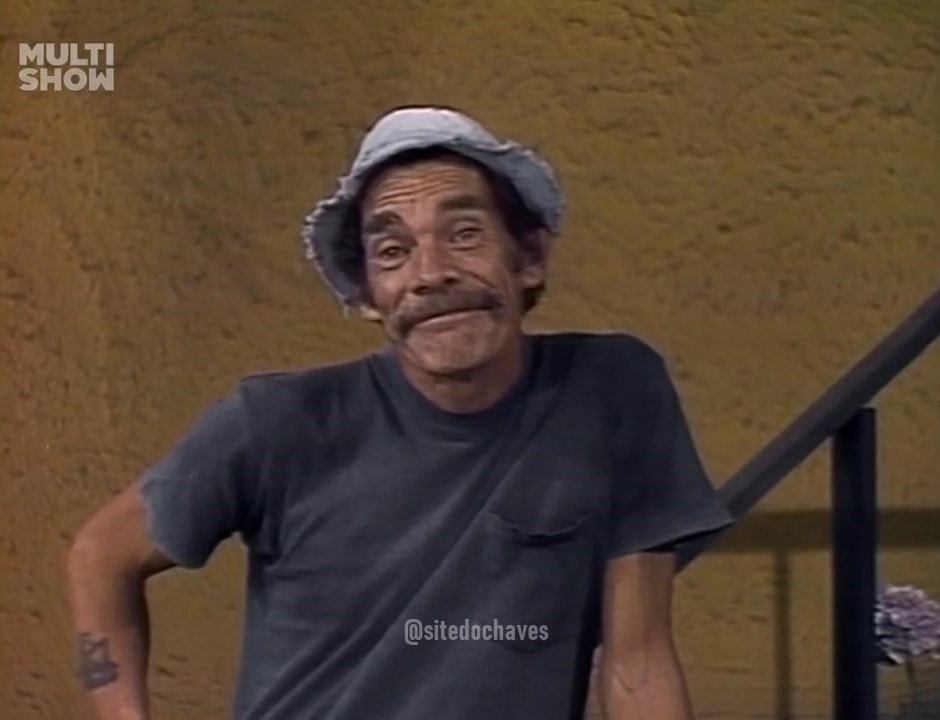 Última cena de Ramón Valdés como Seu Madruga no Chaves clássico em 1979